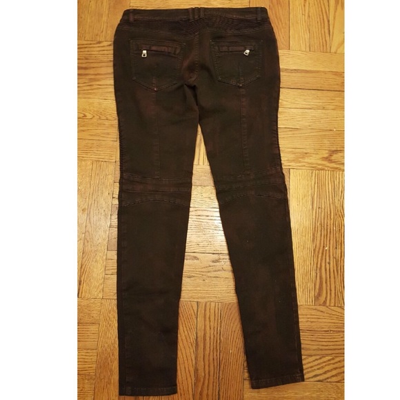 SOLD !!!! Balmain Rare Limited Edition Moto Jeans - Picture 4 of 9